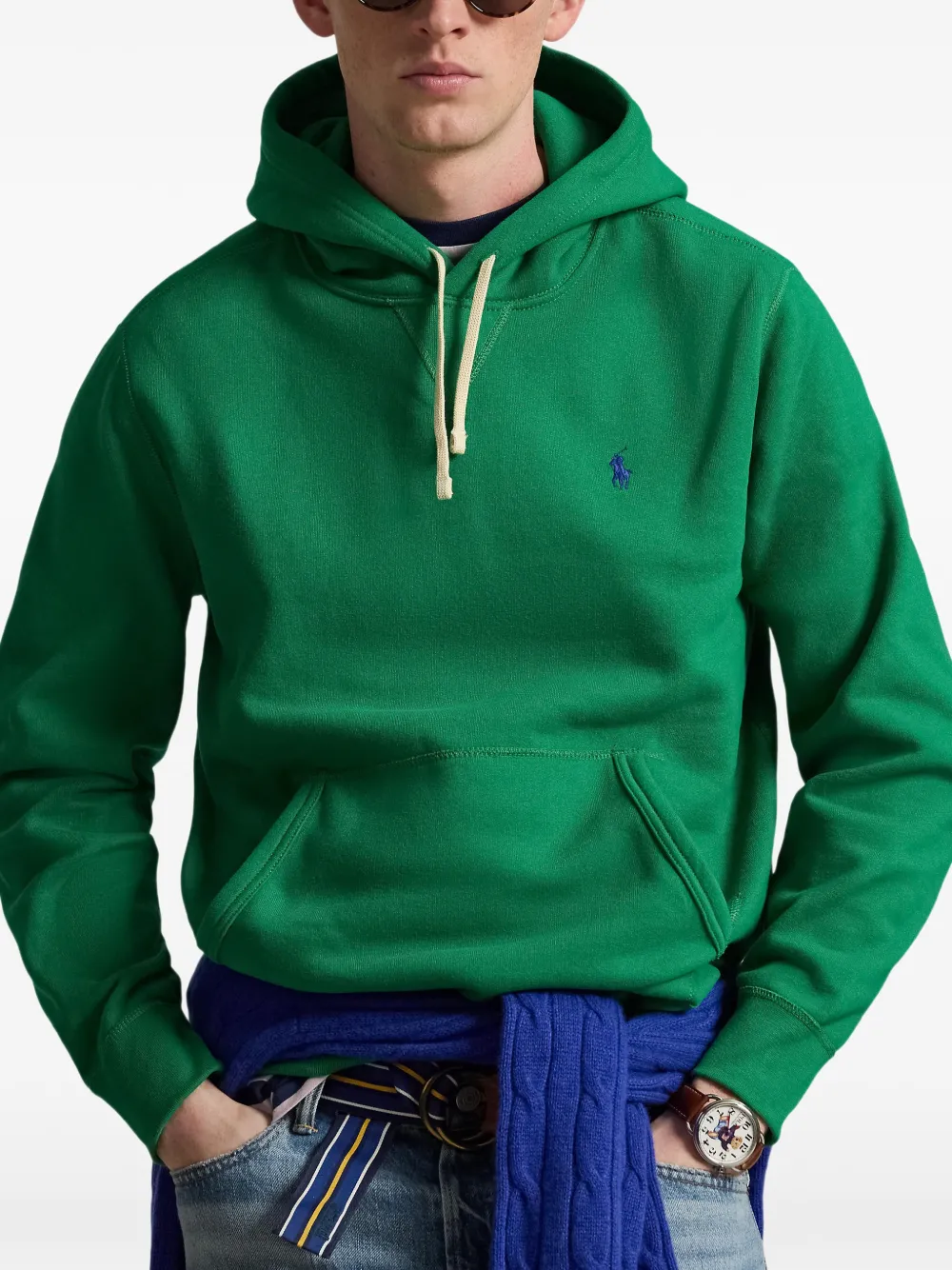 Polo Ralph Lauren The RL fleece hoodie Groen