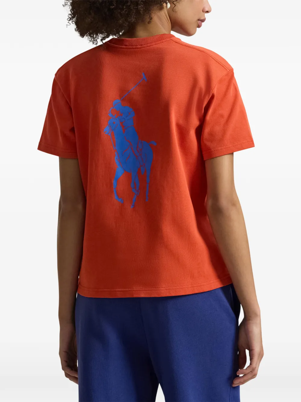 Polo Ralph Lauren T-shirt met ronde hals Oranje