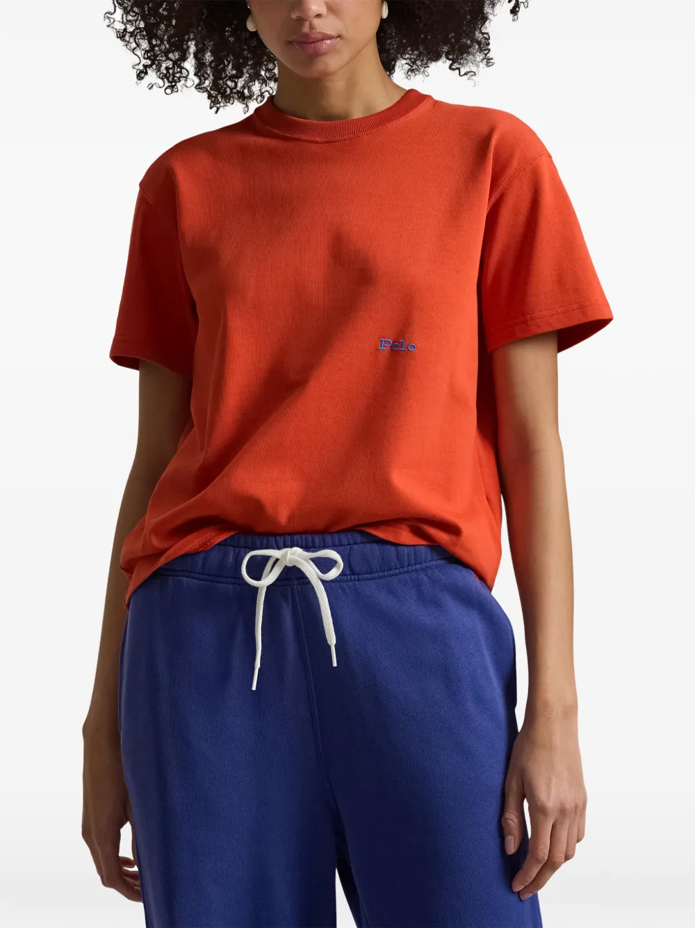 Polo Ralph Lauren T-shirt met ronde hals Oranje