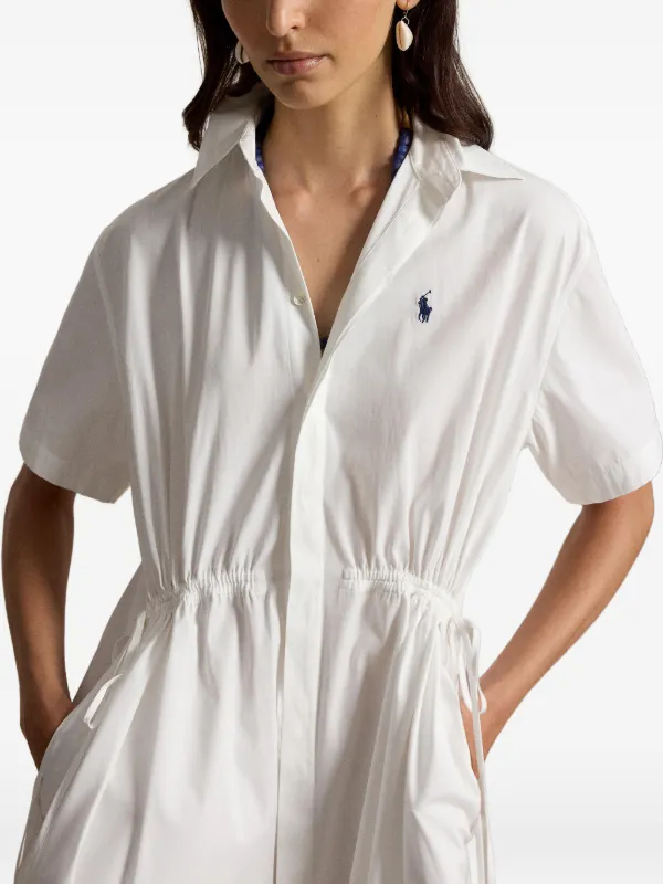 polo dress women midi Lauren Ralph Lauren Women's Cotton-Blend Polo Dress