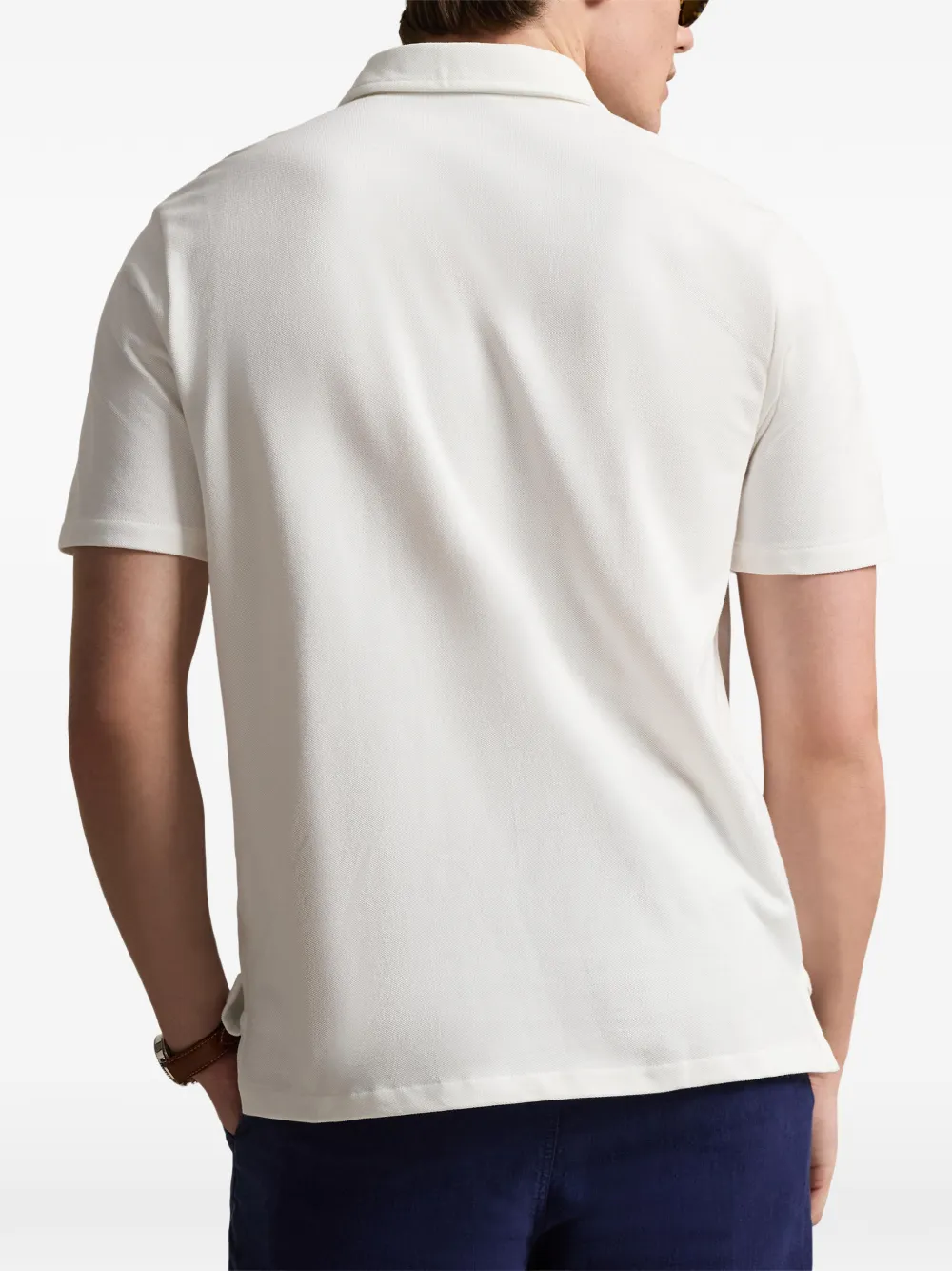 Polo Ralph Lauren Poloshirt met opgestikte zak Beige