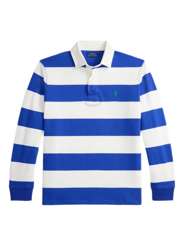 Polo Ralph Lauren ストライプ ラガーシャツ | ブルー | FARFETCH JP