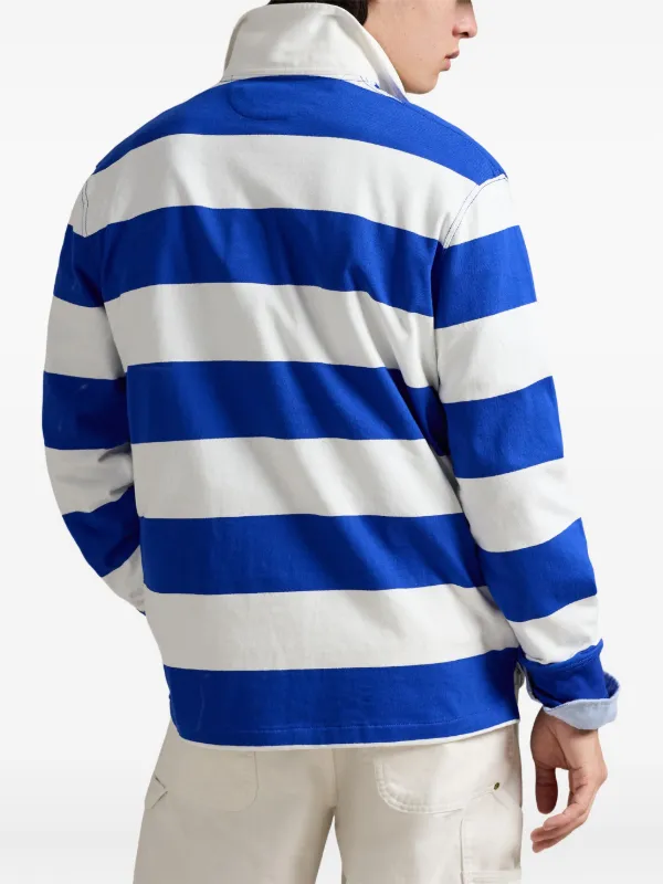 Polo Ralph Lauren ストライプ ラガーシャツ | ブルー | FARFETCH JP