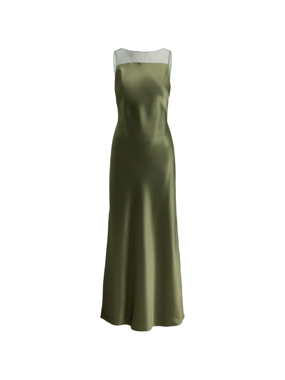 Polo Ralph Lauren Abito con inserto semi trasparente - Verde