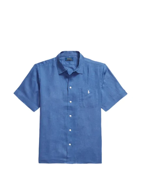 Polo Ralph Lauren embroidered pocket linen shirt