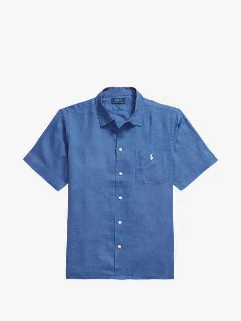 Polo Ralph Lauren Camicia in lino con ricamo