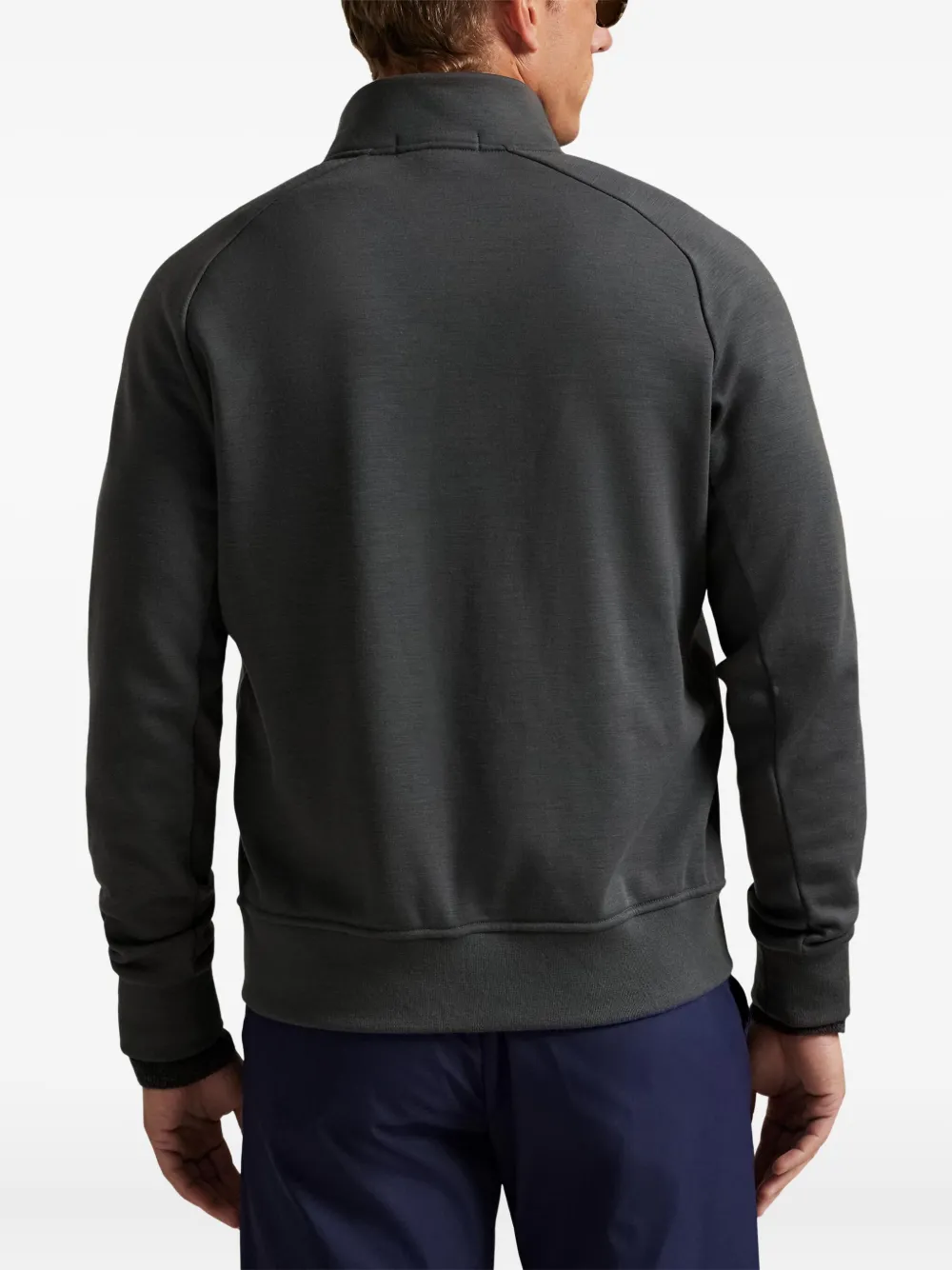 RLX Ralph Lauren Hybrid jack met opstaande kraag Grijs