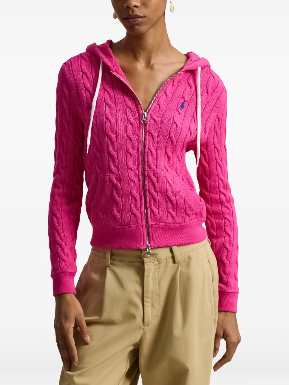 Polo Ralph Lauren Kabelgebreid vest Roze