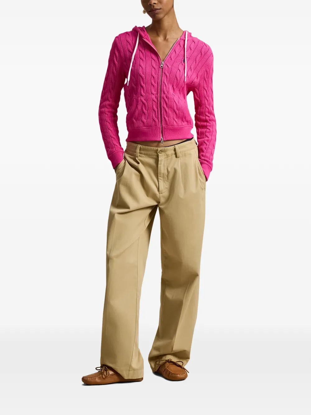 Polo Ralph Lauren Kabelgebreid vest Roze