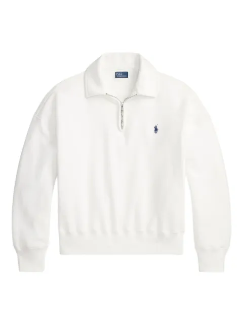 Polo Ralph Lauren толстовка с воротником на молнии и вышивкой