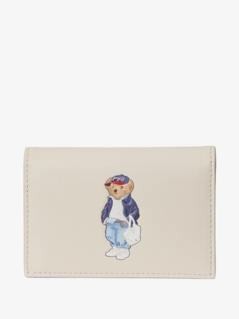Polo Ralph Lauren Polo Bear-print leather wallet