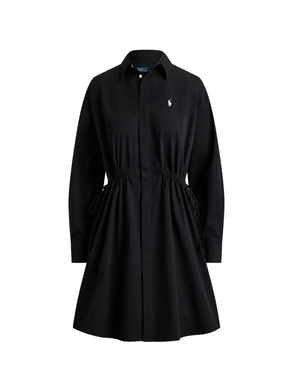 Polo Ralph Lauren long-sleeve cotton mini dress - Nero