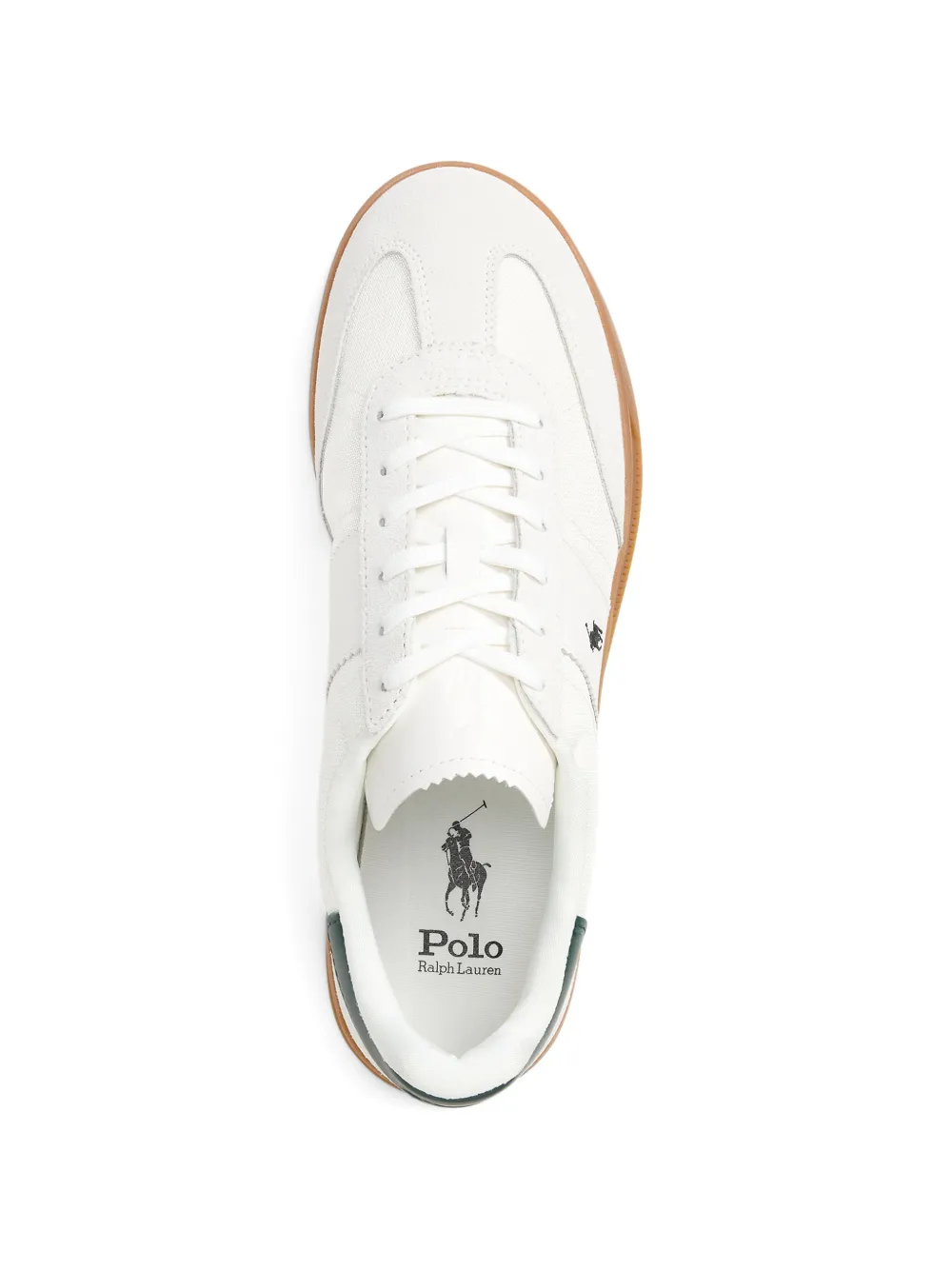 Polo Ralph Lauren Bedford leren sneakers Wit