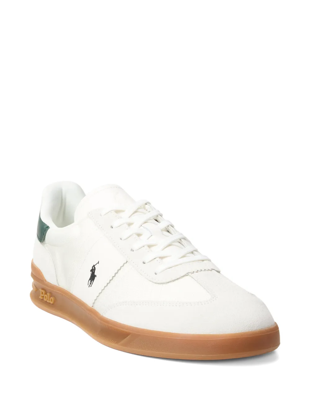 Polo Ralph Lauren Bedford leren sneakers Wit