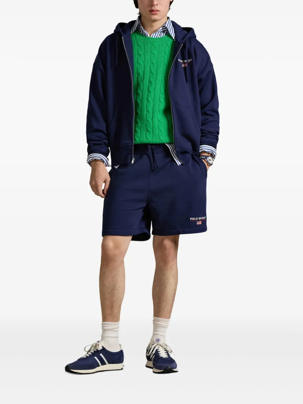 drawstring logo-detail shorts