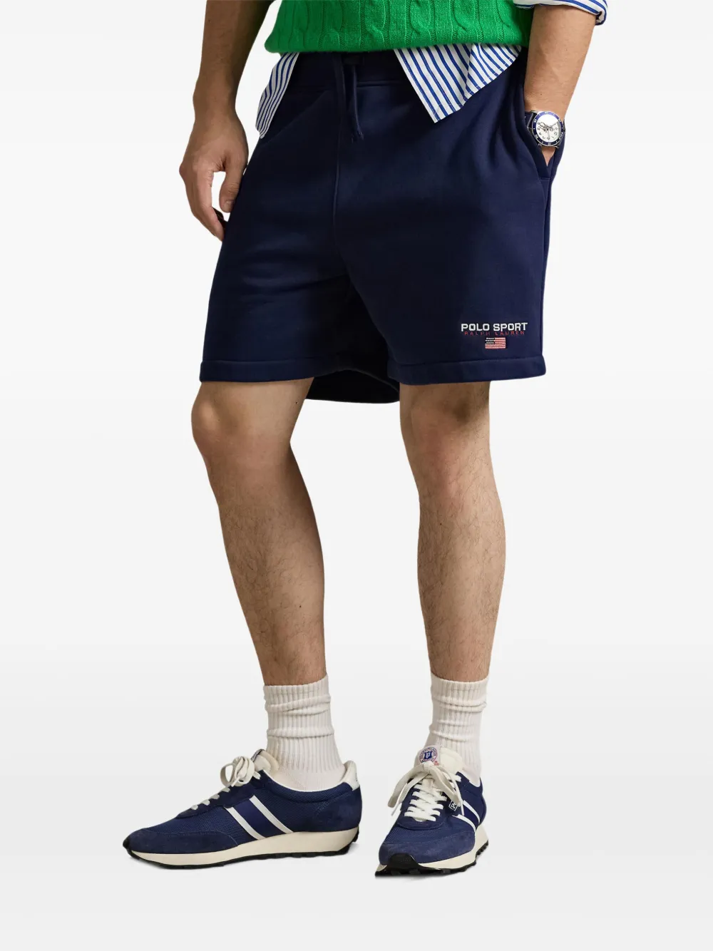 drawstring logo-detail shorts