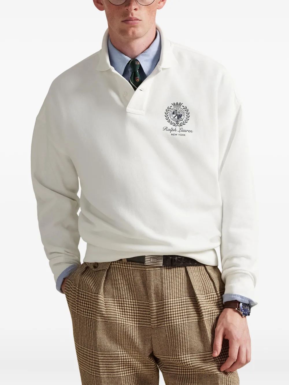 Polo Ralph Lauren Poloshirt met grafische print Wit