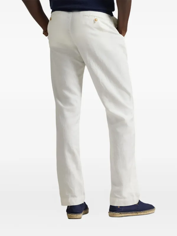 Polo Ralph Lauren ホワイトチノパン 30 ホワイト Polo Ralph Lauren Bedford Embroidered Chino Trousers | White