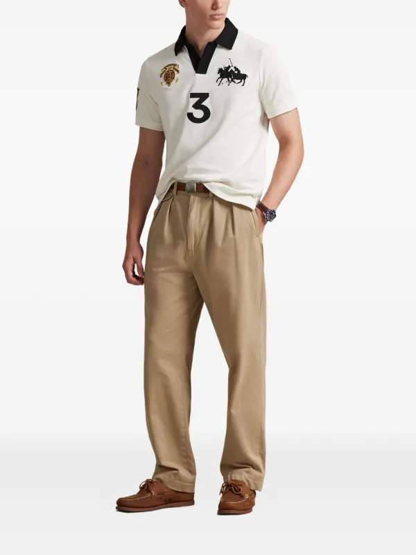 Polo Ralph Lauren crest-embroidered T-shirt | White | FARFETCH