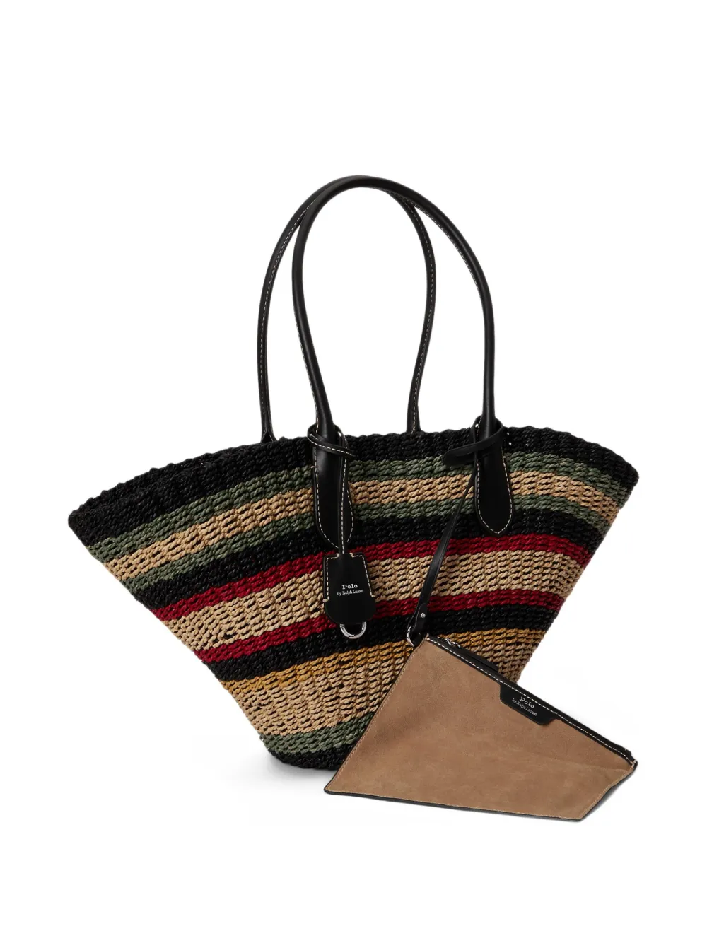 Polo Ralph Lauren Bellport raffia basket shopper Beige