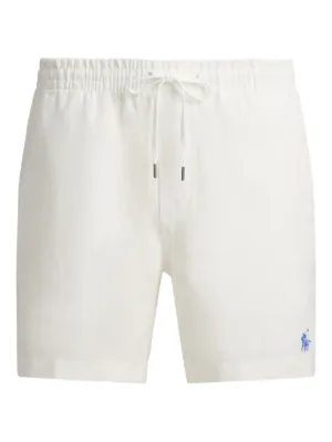 新品未使用 Polo Ralph Lauren ショーツ ホワイト 32 Polo Ralph Lauren ドローストリング ショートパンツ | ホワイト