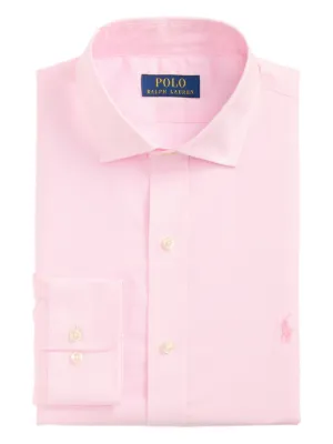 silk fitted wedding dress Polo Ralph Lauren Casual stretch slim-fit shirt Blue - Men main image 0