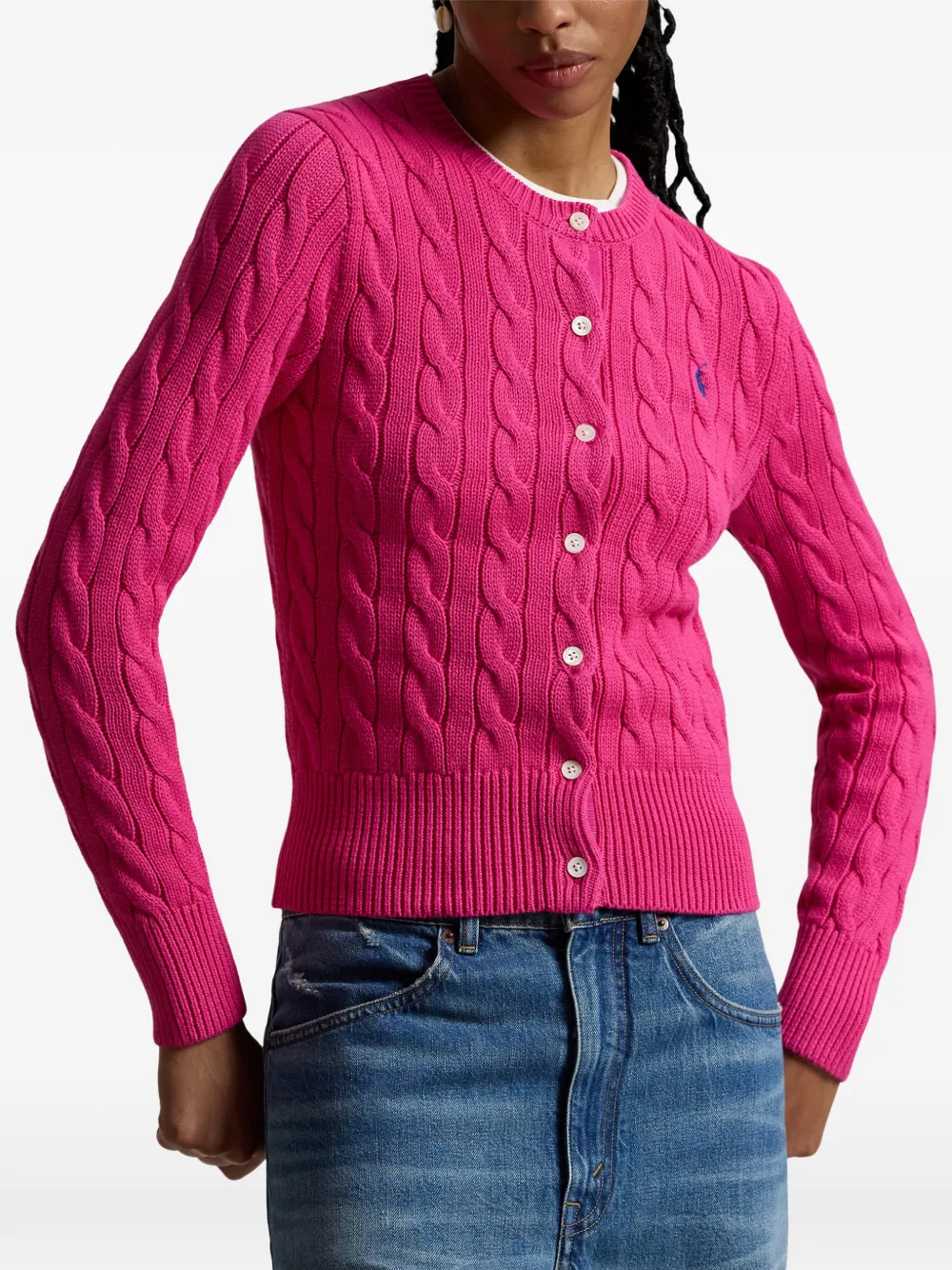 Polo Ralph Lauren Kabelgebreid vest Roze