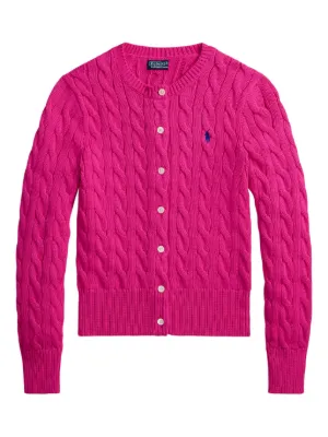POLO Ralph Lauren ピンクポニー ケーブルニット カーディガン 中古・古着通販】POLO RALPH LAUREN (ポロ・ラルフローレン) ケーブル
