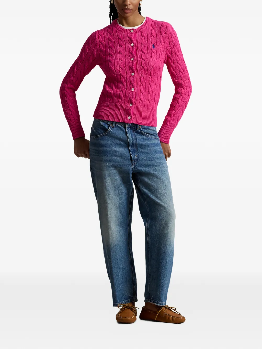 Polo Ralph Lauren Kabelgebreid vest Roze