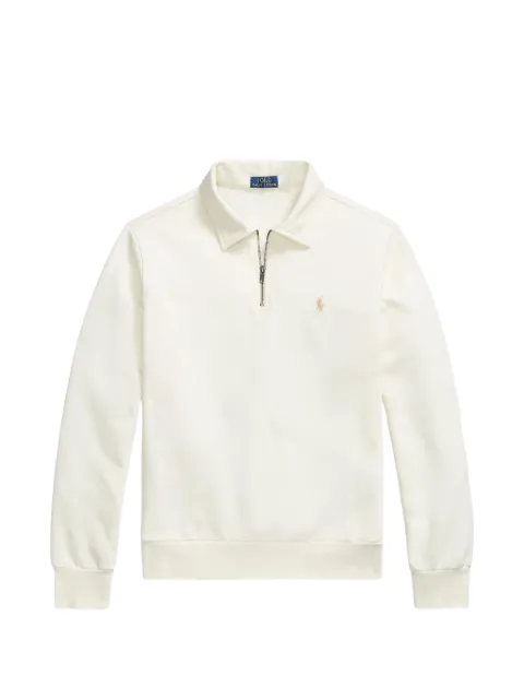 Polo Ralph Lauren quarter-zip logo-embroidered polo shirt