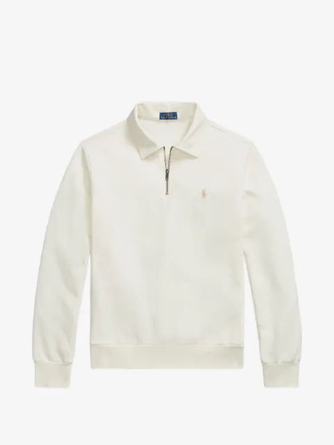 Polo Ralph Lauren quarter-zip logo-embroidered polo shirt