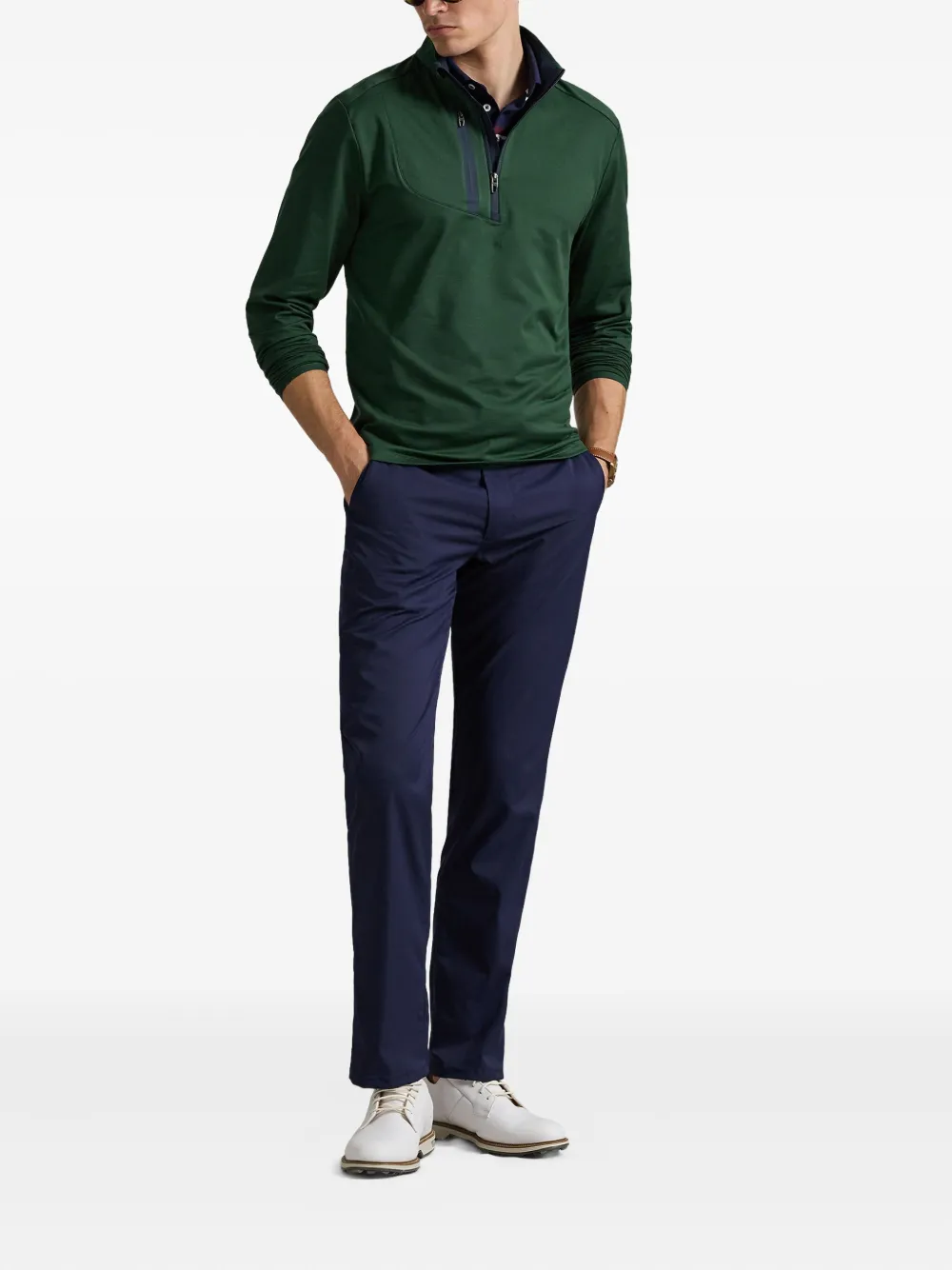 RLX Ralph Lauren Sweater met rits - Groen