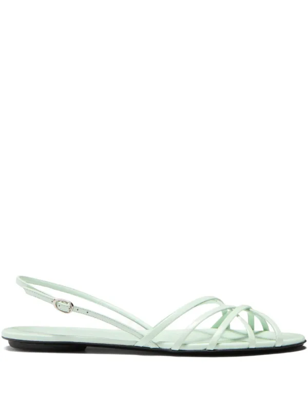 Proenza Schouler Uma Slingback Sandals in Green