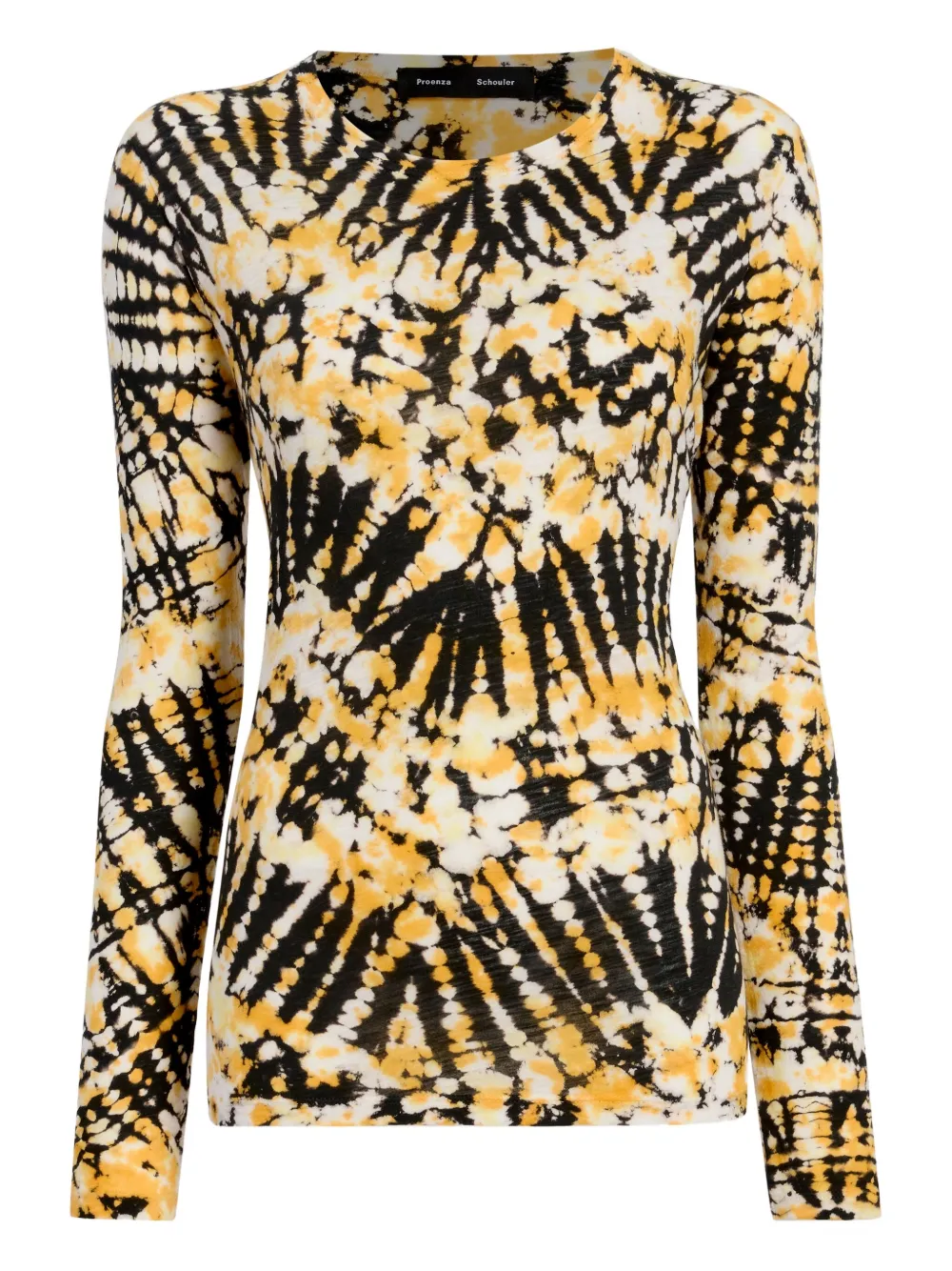 Proenza Schouler Top a maniche lunghe Mia - Giallo