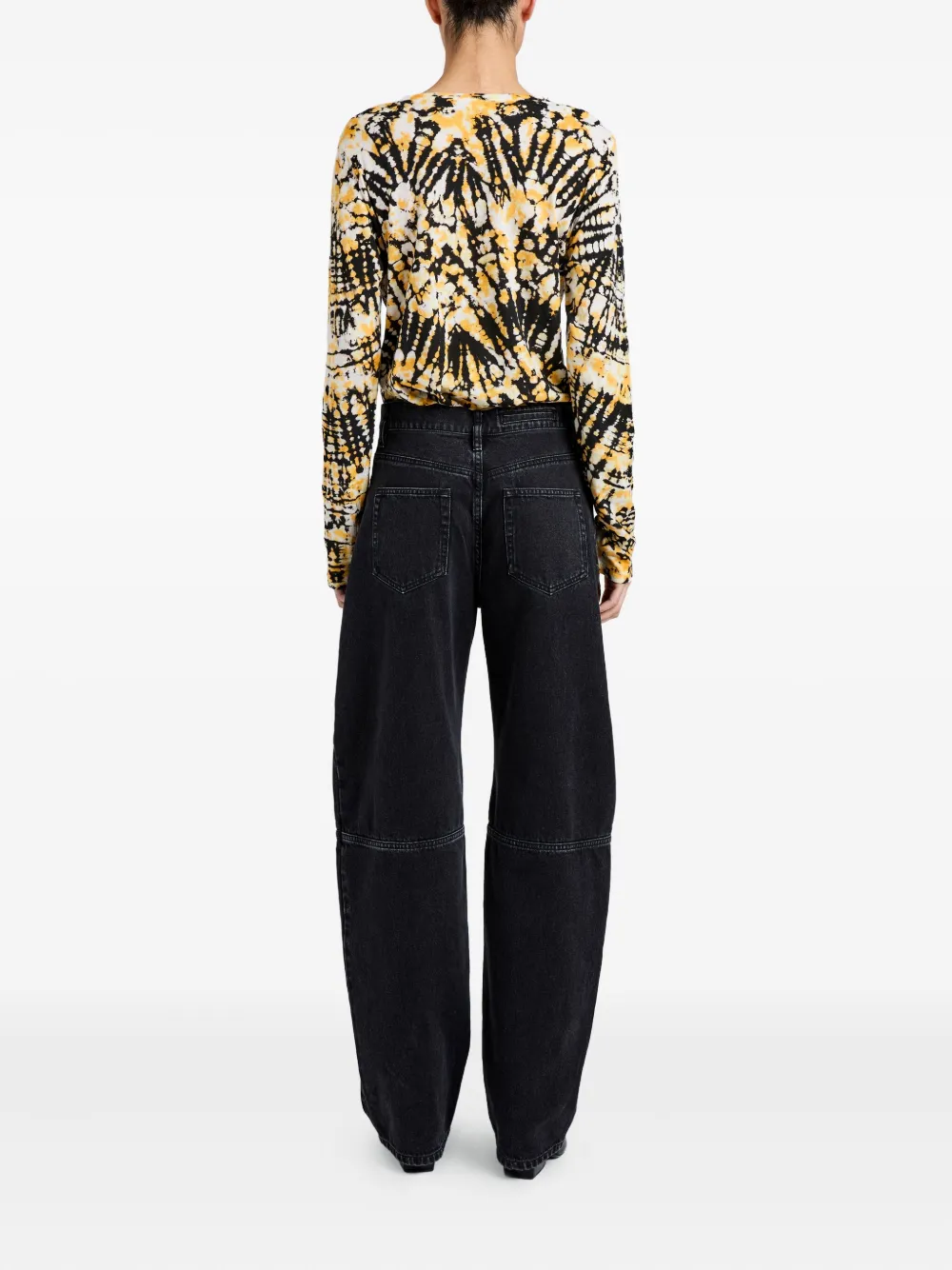 Proenza Schouler Mia top met lange mouwen Geel