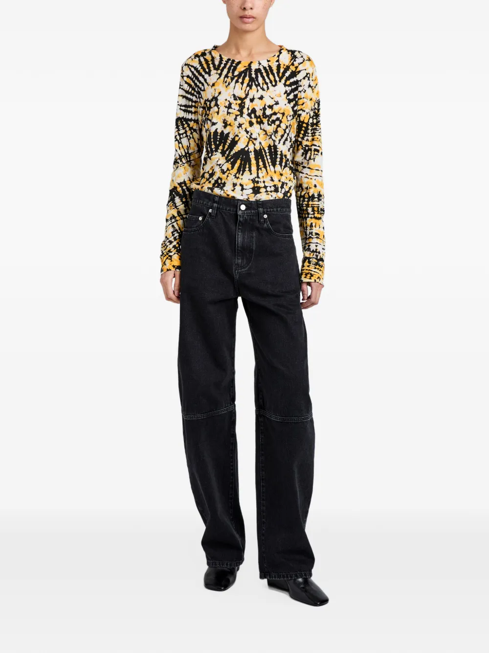 Proenza Schouler Top a maniche lunghe Mia - Giallo
