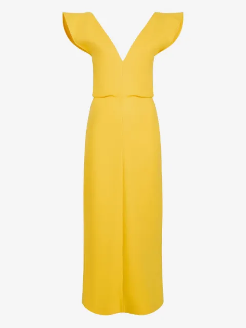 Proenza Schouler Mariam V-neck midi dress
