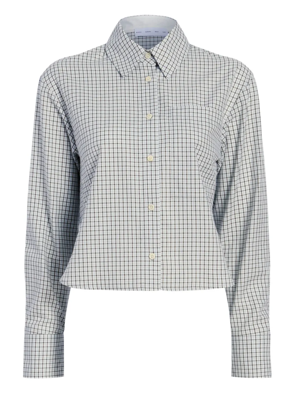 Proenza Schouler White Label Olive check shirt - ホワイト