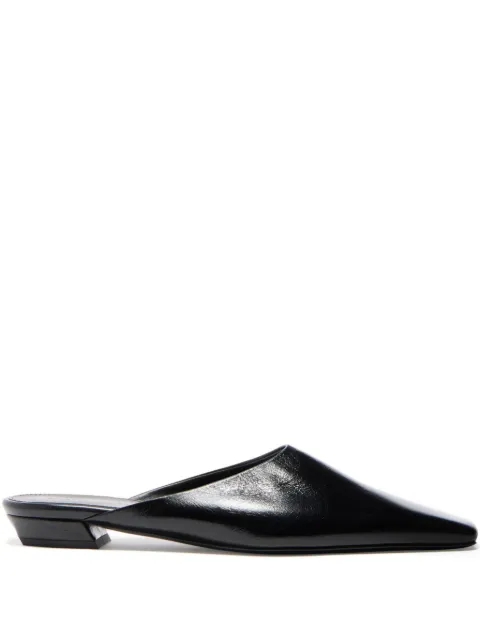 Proenza Schouler Trap leather slides
