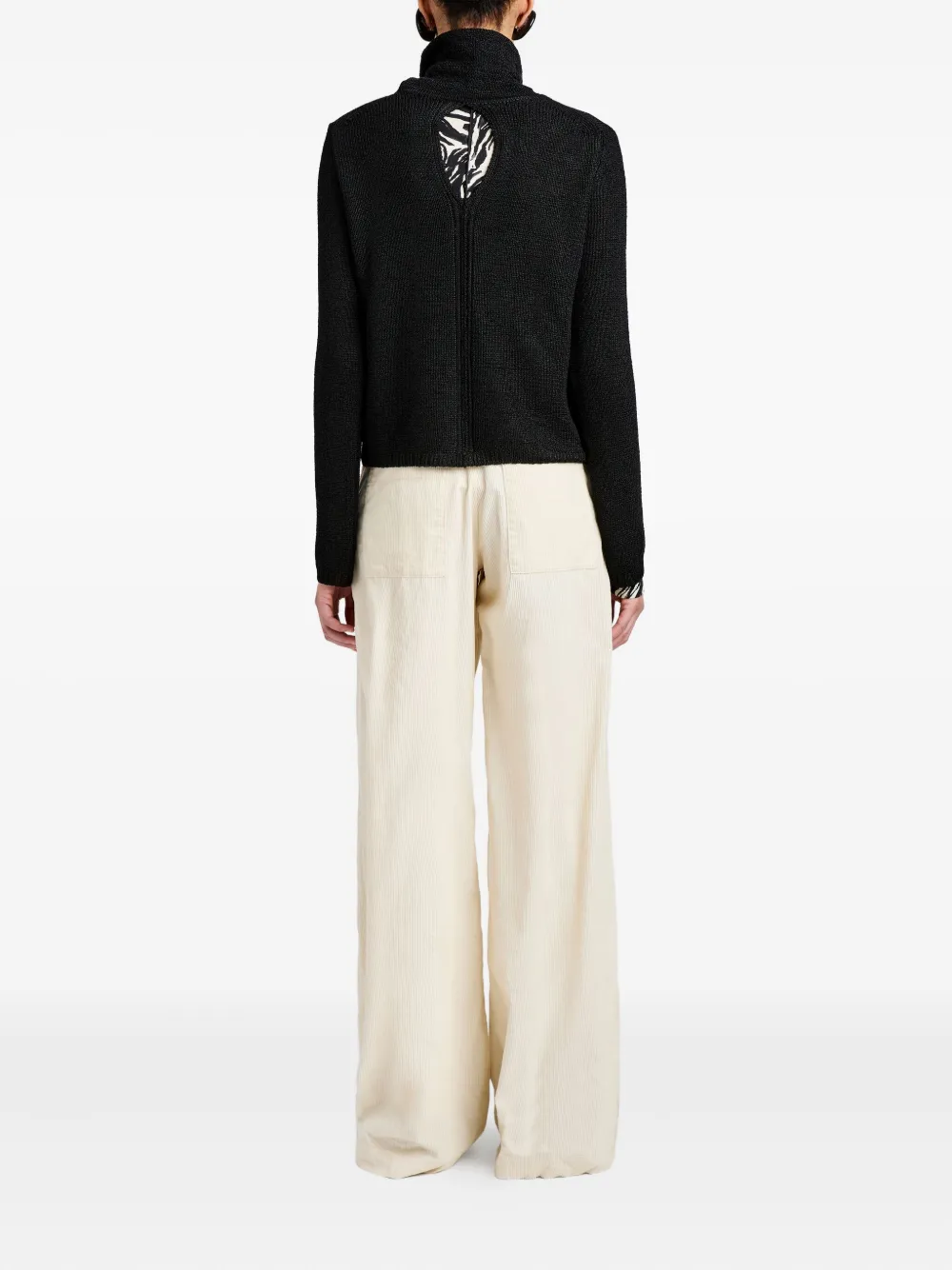 Proenza Schouler White Label Aria Corduroy Trousers In Neutral