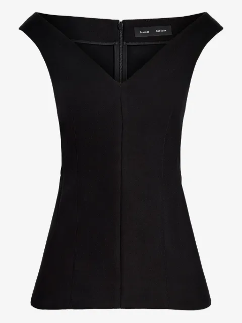 Proenza Schouler Mariam V-neck top