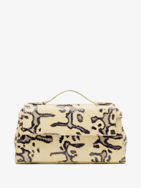 Proenza Schouler Tate python-print clutch bag