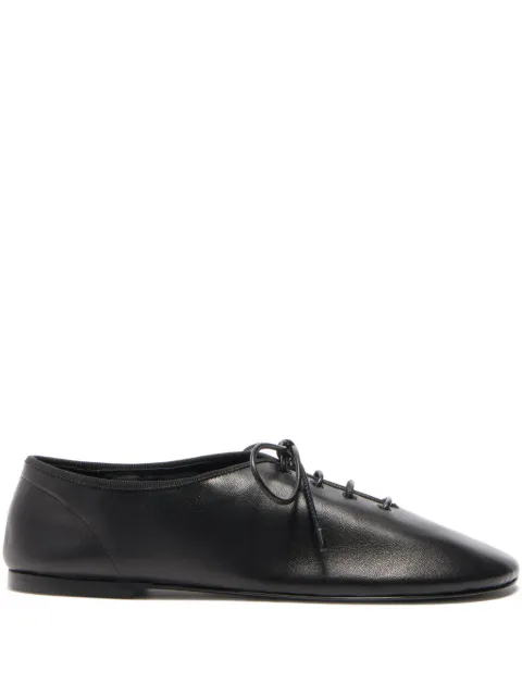 Proenza Schouler Glove lace up ballet flats in nappa