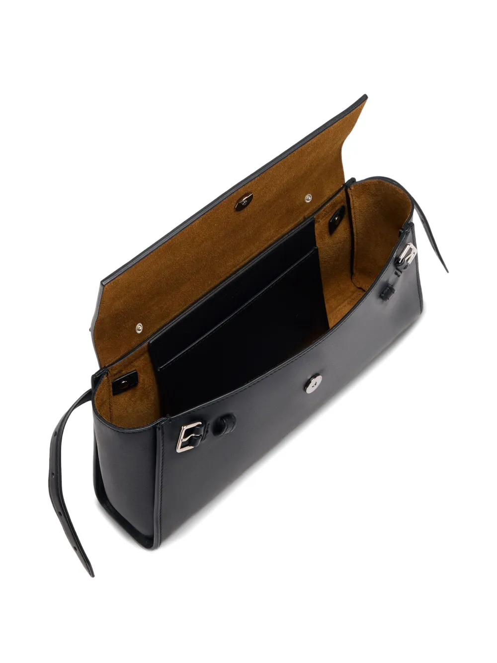 Proenza Schouler Tate leren clutch Zwart