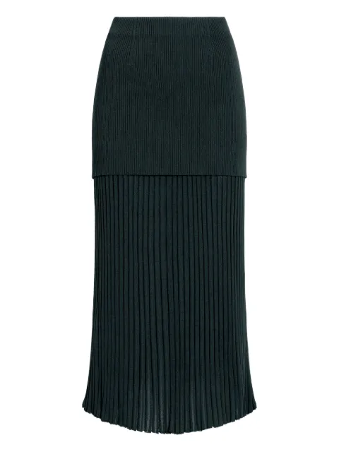 Proenza Schouler Luiza ribbed midi skirt