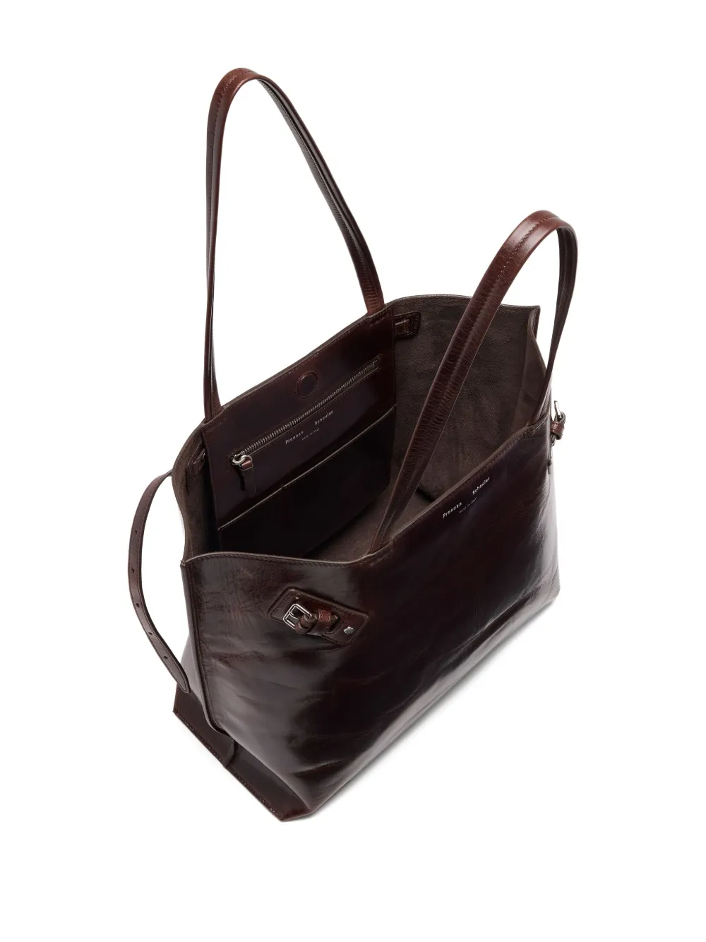 Proenza Schouler Days Leather Tote Bag In Brown
