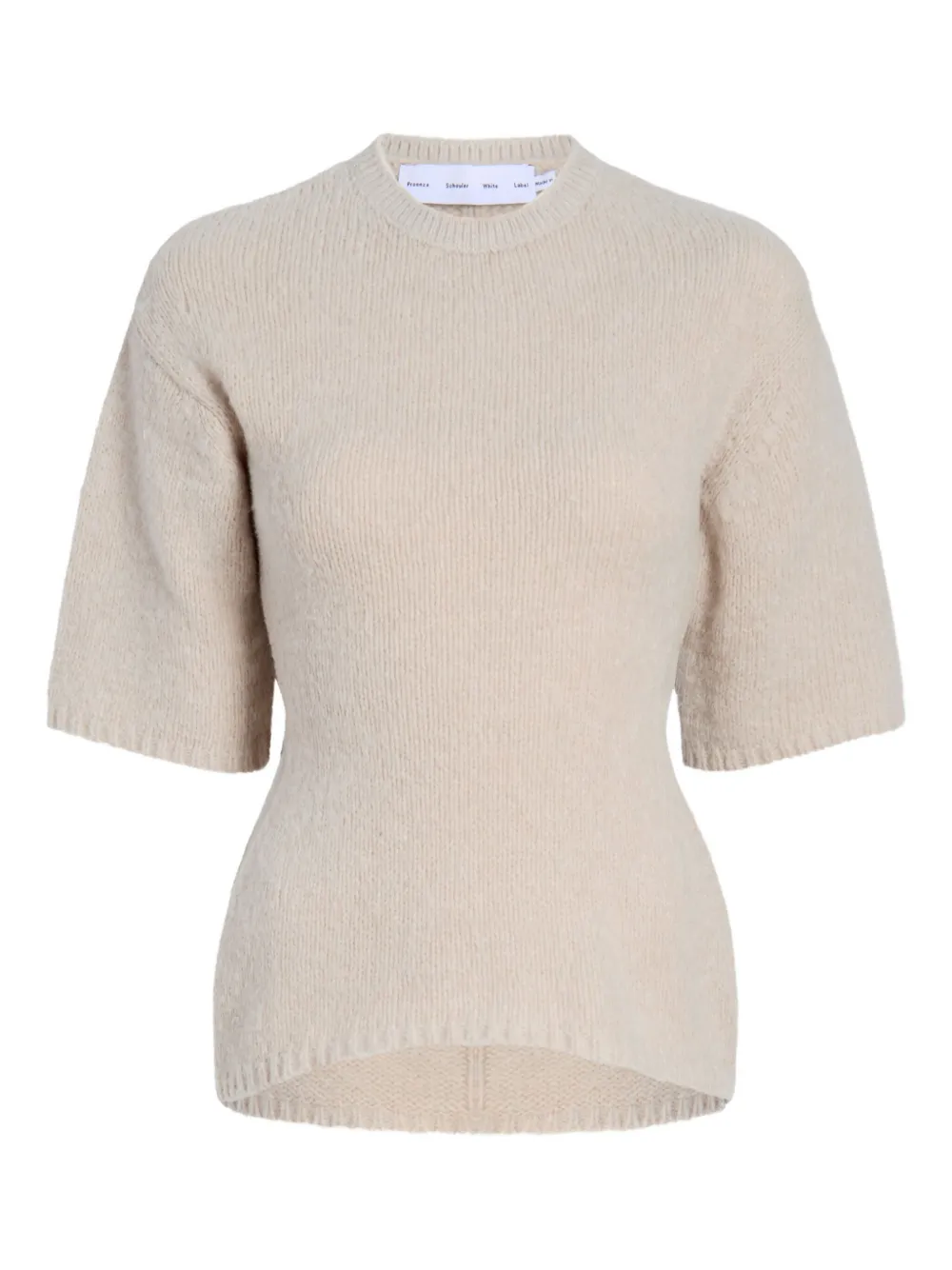 Proenza Schouler White Label short-sleeve dana sweater - ニュートラル