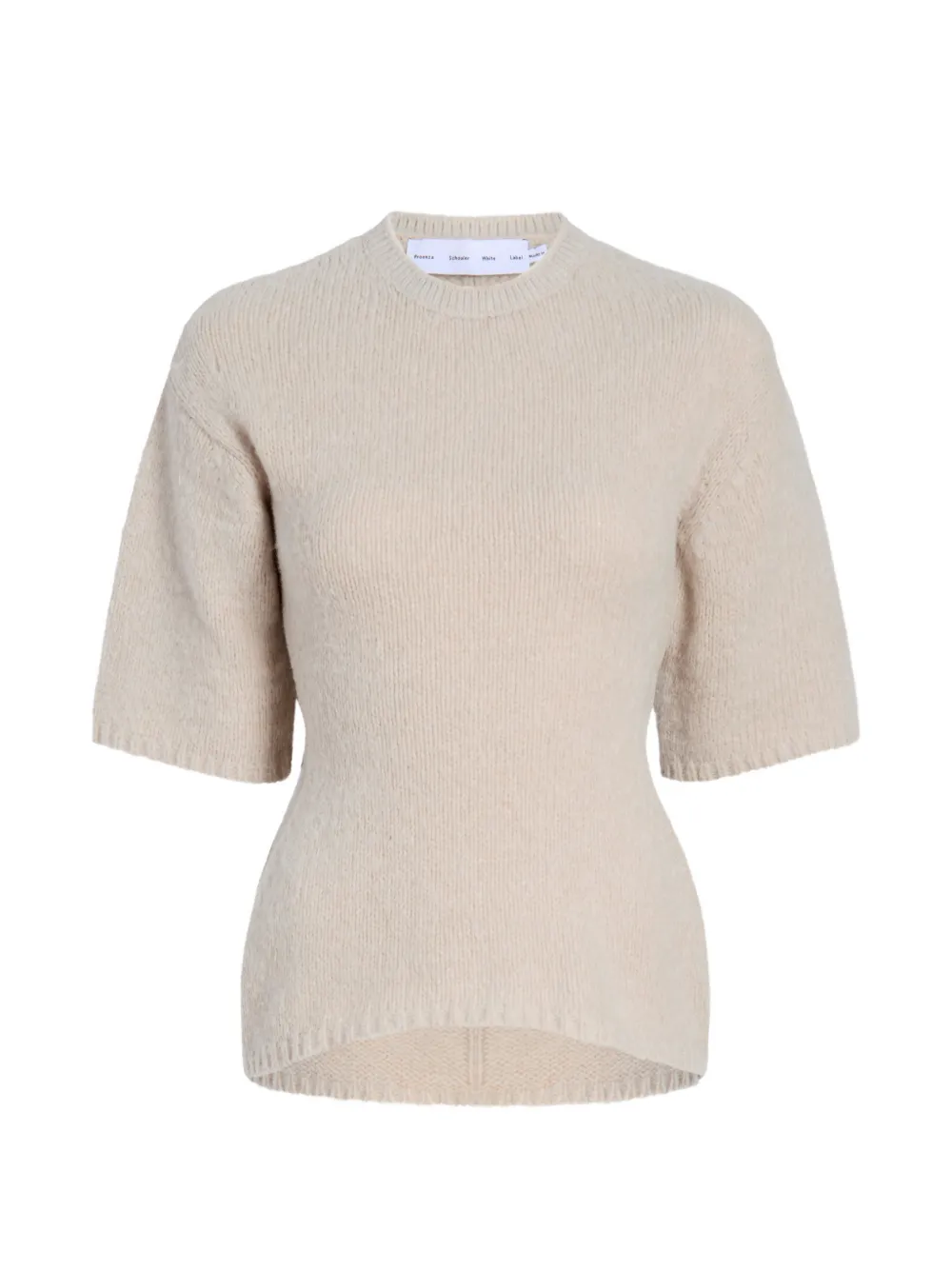Proenza Schouler White Label Dana trui met korte mouwen Beige