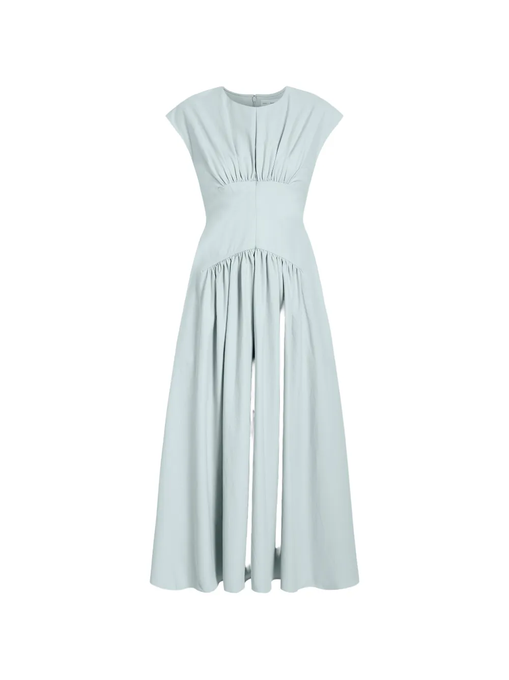 Proenza Schouler White Label Nyssa ruched-detail maxi dress - Blu