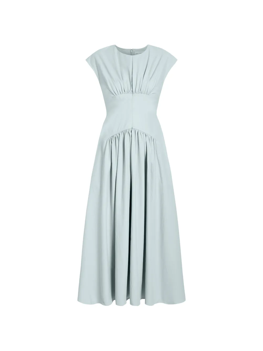 Proenza Schouler White Label Nyssa ruched-detail maxi dress - Blu